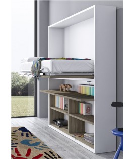Cama Abatible con Mesa de Estudio