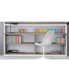 Cama Abatible con Mesa de Estudio