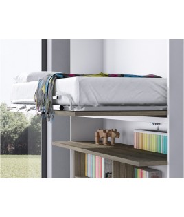 Cama Abatible con Mesa de Estudio