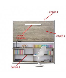 Cama Abatible con Mesa de Estudio