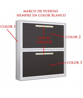 Litera Abatible Horizontal con Altillo opcional