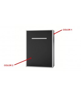 Litera Abatible Vertical con cama matrimonial