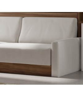 Cama Abatible Horizontal con Sofá