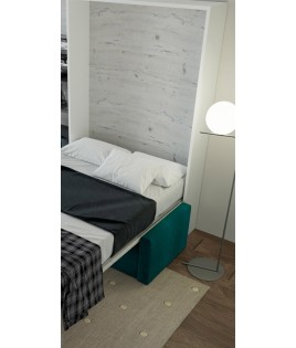 Pack Cama Abatible Vertical con Sofá y Colchón