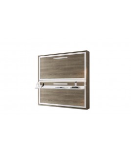 Litera Abatible Horizontal con Escritorio y opción de Altillo