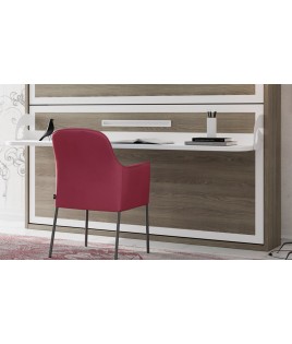 Litera Abatible Horizontal con Escritorio y opción de Altillo