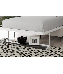 Cama Abatible Vertical con Sofá y Estante Sincronizado