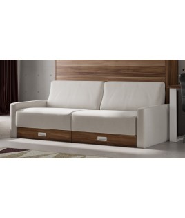 Cama Abatible Horizontal con Sofá