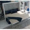 Cama Abatible Horizontal con Sofá