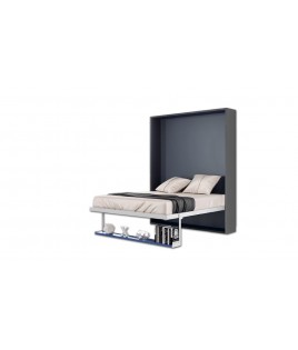 Cama Abatible Vertical con estante sincronizado