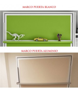 Cama Abatible Vertical con estante sincronizado