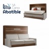 Cama Abatible Horizontal con Sofá