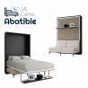 Cama Abatible Vertical con Sofá y Estante Sincronizado