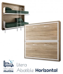 Litera Abatible Horizontal con Altillo opcional