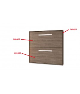 Litera Abatible Horizontal con Altillo opcional