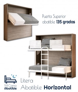 Litera Abatible Horizontal con Altillo opcional