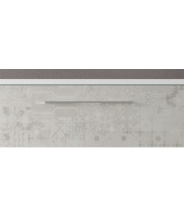 Litera Abatible Horizontal con estantes laterales