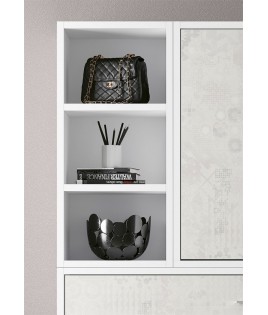 Pack Litera Abatible Horizontal con estantes laterales y Colchones 