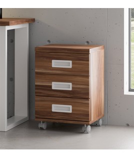 Dormitorio Juvenil formado por cama abatible matrimonial, escritorio y sofá