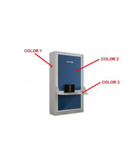 Pack Cama Abatible Vertical con Escritorio y Colchón Ref CAN61000