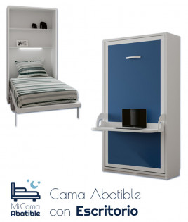 Cama Abatible Vertical con Escritorio