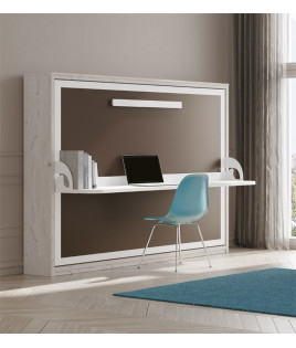 Cama Abatible Horizontal con Escritorio