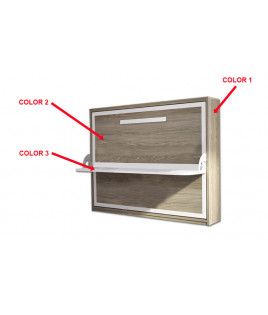 Cama Abatible Horizontal con Escritorio