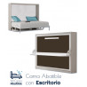Cama Abatible Horizontal con Escritorio