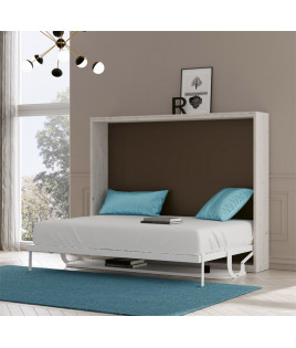 Pack Cama Abatible Horizontal con Escritorio y Colchón