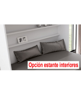 Litera Abatible Horizontal con Escritorio y opción de Altillo