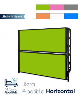 Litera Abatible horizontal metálica disponible en diferentes colores
