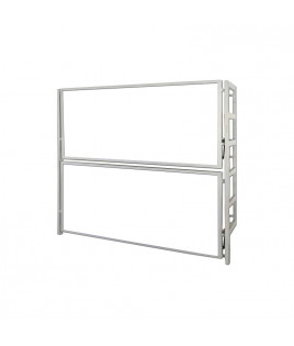 Litera Abatible horizontal metálica disponible en diferentes colores