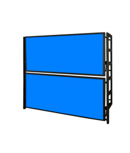 Litera Abatible horizontal metálica disponible en diferentes colores