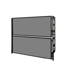 Litera Abatible horizontal metálica disponible en diferentes colores