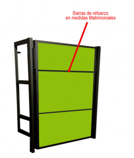 Cama Abatible vertical metálica disponible en diferentes colores