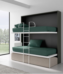 Litera Abatible Horizontal con Sofá