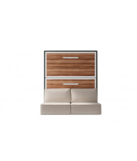 Pack Litera Abatible Horizontal con Sofá y Colchones