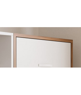 Cama Abatible Horizontal con Sofá, apertura de patas por gravedad