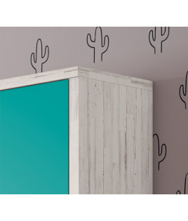 Litera Abatible Horizontal con posibilidad de patas automáticas