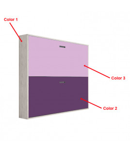 Litera Abatible Horizontal con posibilidad de patas automáticas