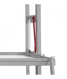 Litera Abatible horizontal metálica disponible en diferentes colores