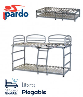 Litera plegable Verticalmente con sistemas hidráulicos