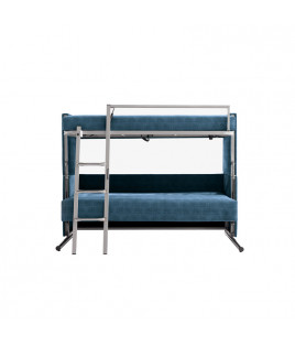 Sofá convertible en litera.