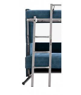 Sofá convertible en litera.