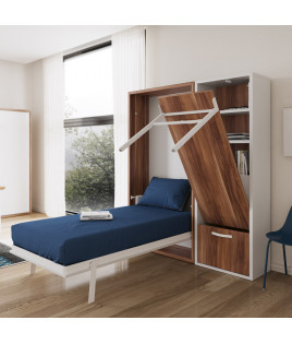 Cama Abatible Vertical con apertura de patas por gravedad