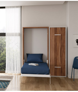 Pack Cama Abatible Vertical y Colchón Viscoelastico