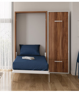 Pack Cama Abatible Vertical y Colchón Viscoelastico