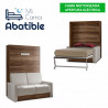 Cama Abatible Vertical con Sofá y Apertura Eléctrica