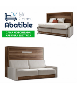 Cama Abatible Horizontal con Sofá y Apertura Eléctrica