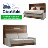 Cama Abatible Horizontal con Sofá y Apertura Eléctrica